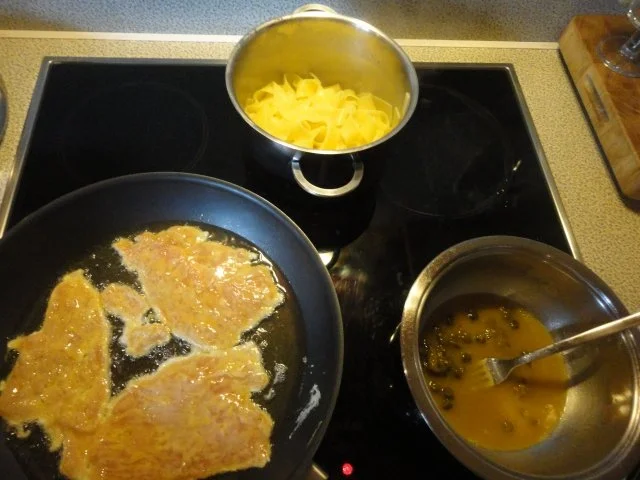 Zitronen Schnitzel an Kapern Sauce - Rezept - Bild Nr. 8