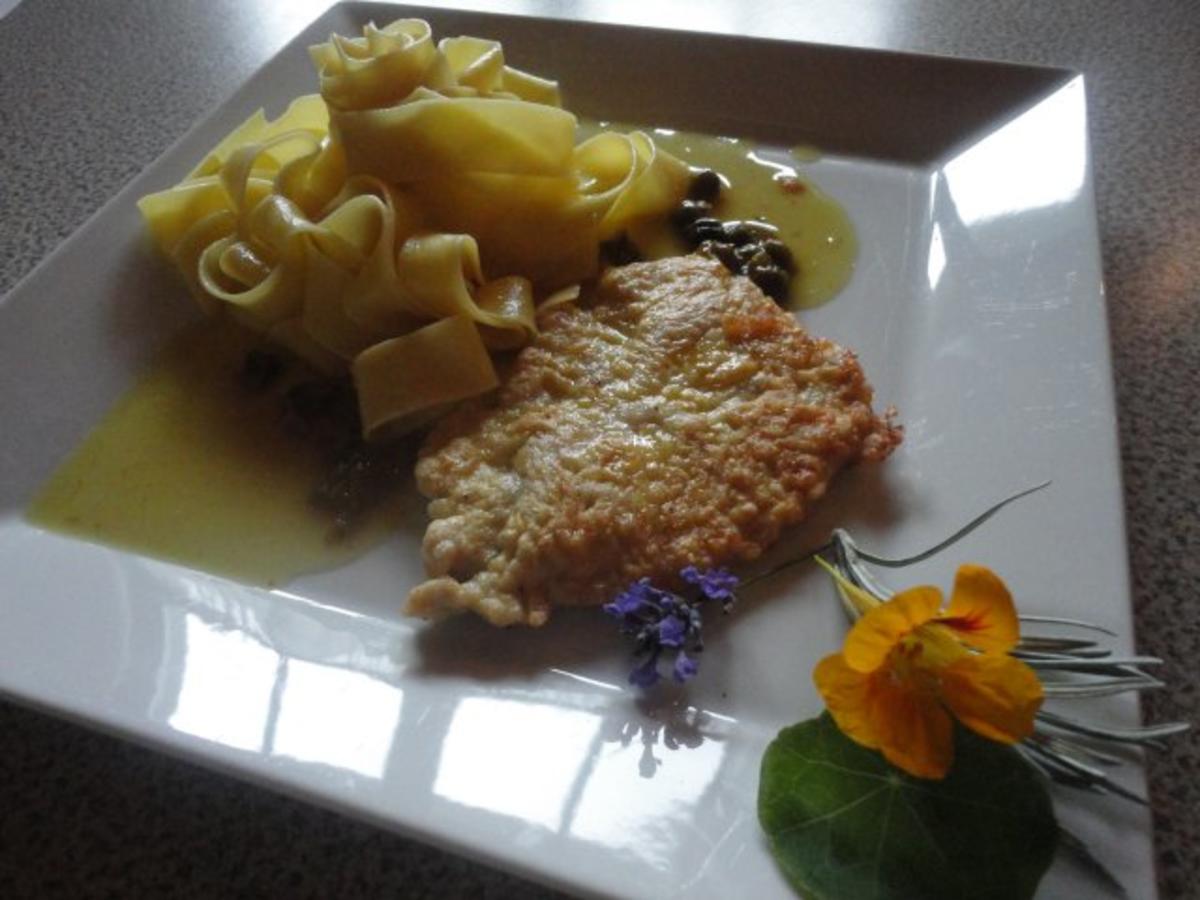 Zitronen Schnitzel an Kapern Sauce - Rezept - kochbar.de