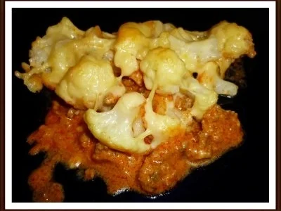 griechischer Hackfleisch-Blumenkohl-Auflauf - Rezept