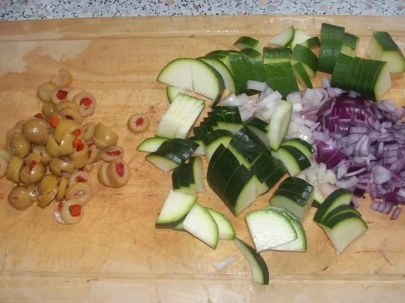 Mediterraner Farfalle-Auflauf mit Grillgemüse und Feta - Rezept - Bild Nr. 5