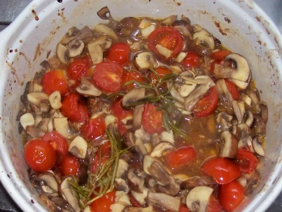 Mediterraner Farfalle-Auflauf mit Grillgemüse und Feta - Rezept - Bild Nr. 9