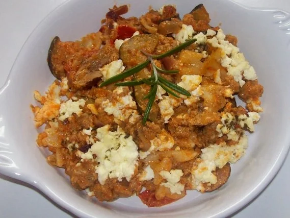 Mediterraner Farfalle-Auflauf mit Grillgemüse und Feta - Rezept - Bild Nr. 15