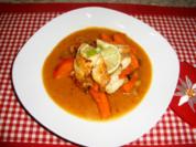 Fischfilet auf Kürbisgemüse - Rezept