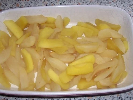 Dessert: Lebkuchen-Crumble mit Apfel, Birne und Preiselbeeren - Rezept - Bild Nr. 4