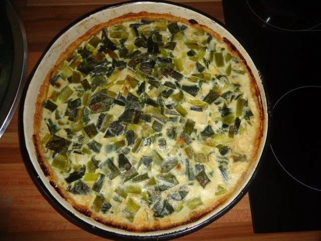 Rezept: Frühlingszwiebel - Quiche Frühlingszwiebel - Quiche - Rezept
