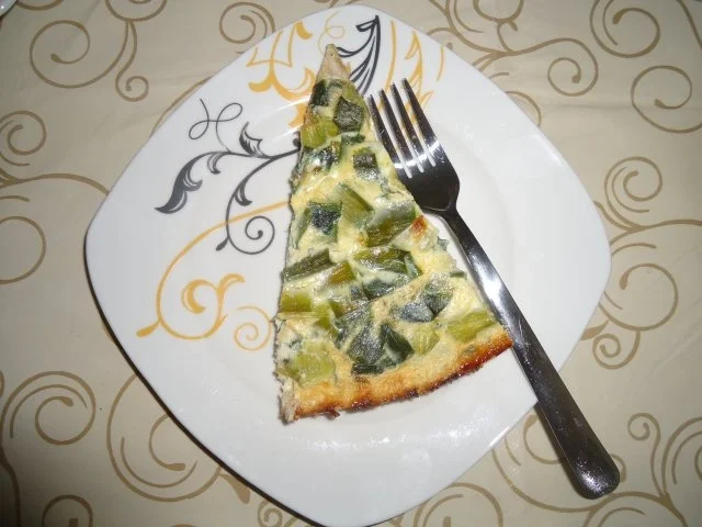 Rezept: Frühlingszwiebel - Quiche Bild Nr. 2 Frühlingszwiebel - Quiche - Rezept - Bild Nr. 2