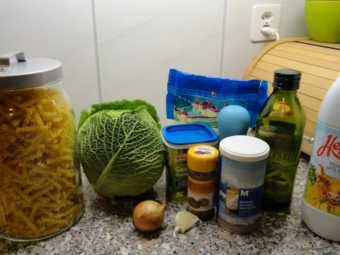 Nudeln an Wirz-Sauce - Rezept - Bild Nr. 3