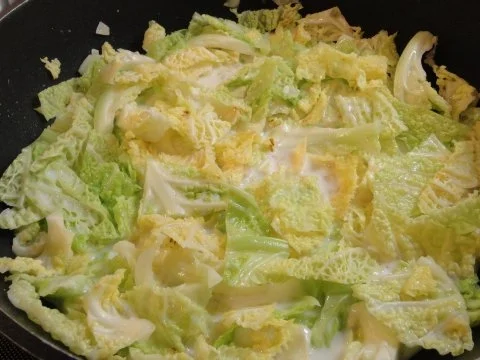 Nudeln an Wirz-Sauce - Rezept - Bild Nr. 2