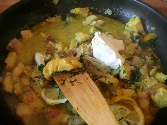 Ragout vom Seelachs in Senf-Dillsoße - Rezept - Bild Nr. 7