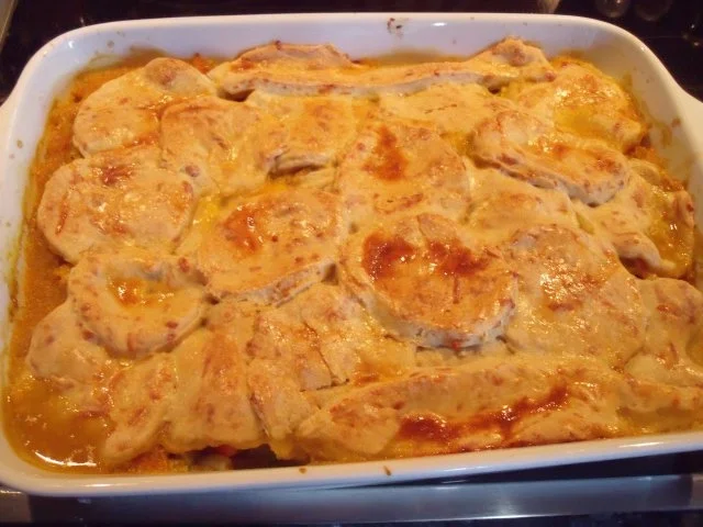 Pikanter Kürbis-Pie mit Brothaube - Rezept