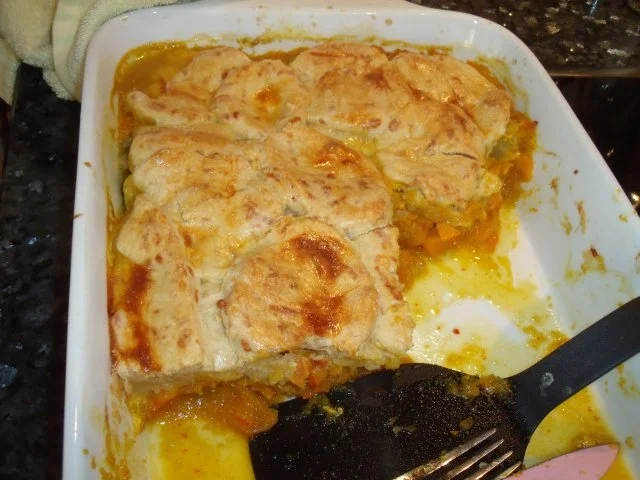 Pikanter Kürbis-Pie mit Brothaube - Rezept - Bild Nr. 2