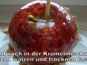 Karamellisierte Äpfel mit Amarettini-Mandelkruste - Rezept