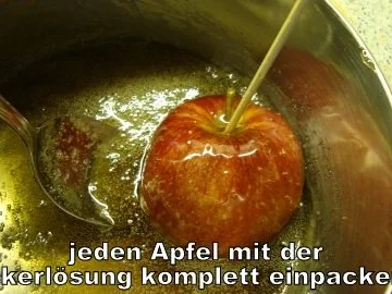 Karamellisierte Äpfel mit Amarettini-Mandelkruste - Rezept - Bild Nr. 8