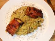 Forellenroulade auf Graupenrisotto - Rezept