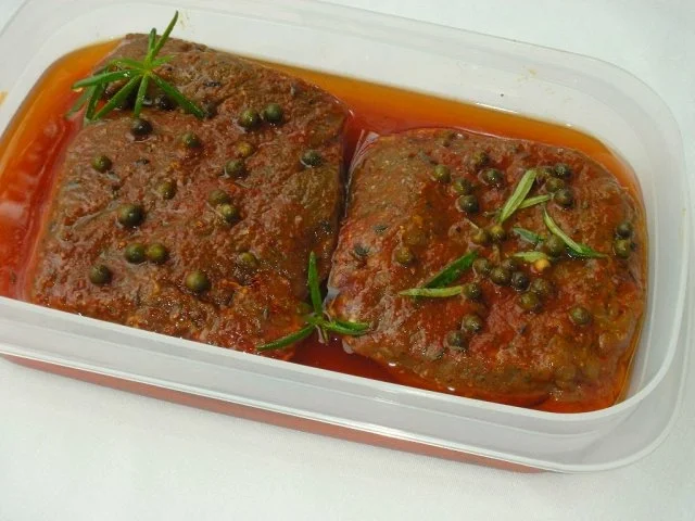 Rezept: Pfeffersteak mit Maronen-Aprikosen-Sauce Bild Nr. 3 Pfeffersteak mit Maronen-Aprikosen-Sauce - Rezept - Bild Nr. 3