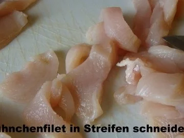 Rezept: Linguine mit Hühnchenfilet in cremiger Zitronensoße Bild Nr. 2 Linguine mit Hühnchenfilet in cremiger Zitronensoße - Rezept - Bild Nr. 2