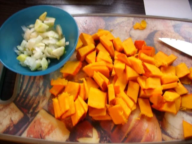 Rezept: Kürbis - Kartoffelsalat mit Putensteak Bild Nr. 2 Kürbis - Kartoffelsalat mit Putensteak - Rezept - Bild Nr. 2