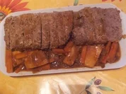 Rezept: Hack-pilzbraten auf Gemüsebett Hack-pilzbraten auf Gemüsebett - Rezept