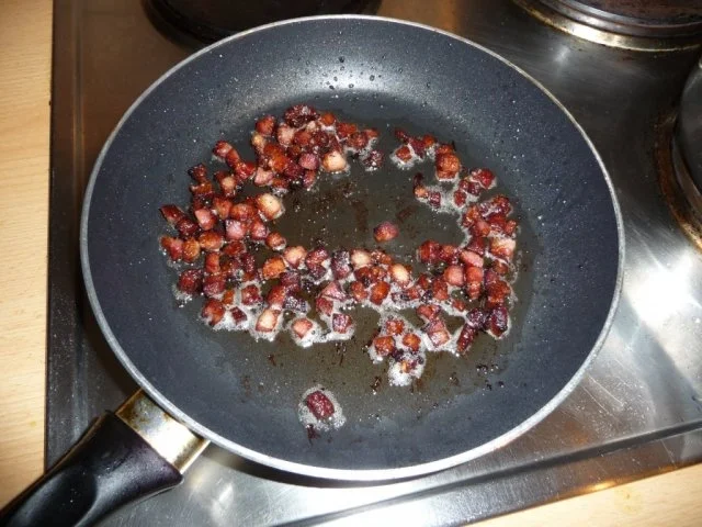 Rezept: Erbsensuppe mit Speckcroutons Bild Nr. 4 Erbsensuppe mit Speckcroutons - Rezept - Bild Nr. 4