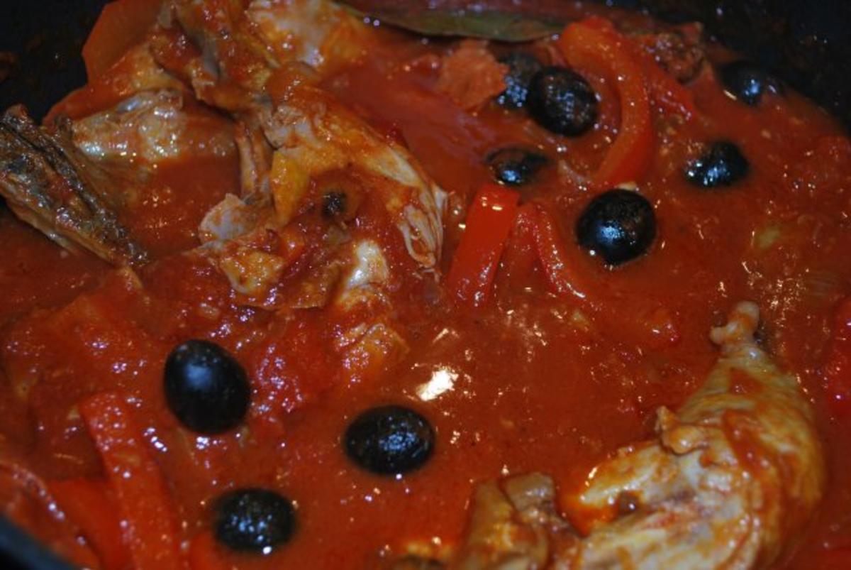 Spanische Hähnchenkeulen mit Paprika und Chorizo - Rezept - Bild Nr. 3