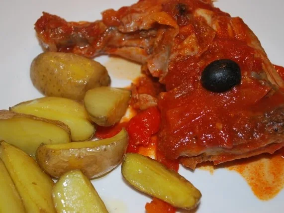 Spanische Hähnchenkeulen mit Paprika und Chorizo - Rezept - Bild Nr. 5