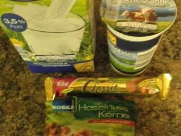 Nougatpudding mit gehackten Haselnüssen ... - Rezept - Bild Nr. 5