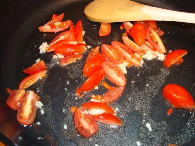 Rezept: aglio e olio mal anders Bild Nr. 2 aglio e olio mal anders - Rezept - Bild Nr. 2