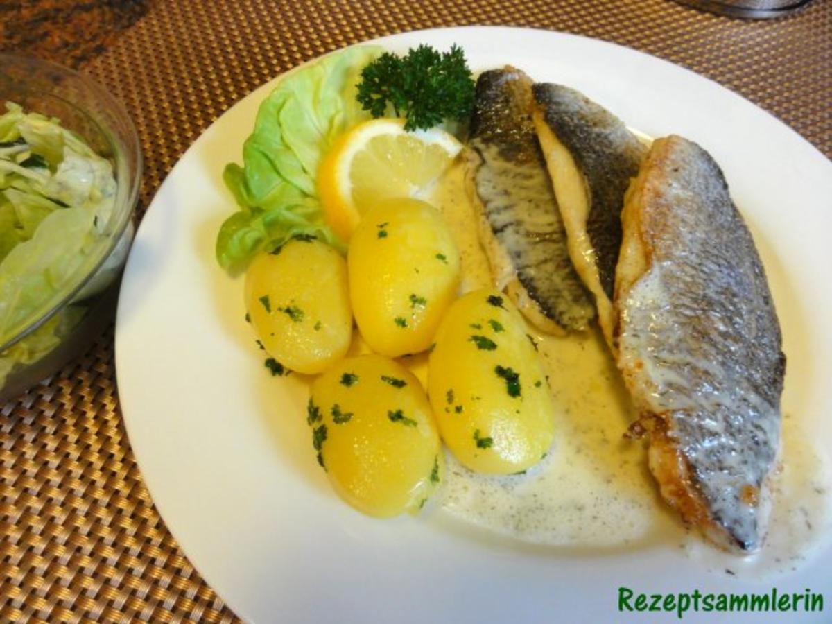 Bilder für Fisch: DORADENFILET an Zitronen-Dill-Schaum - Rezept