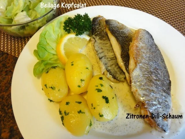 Rezept: Fisch: DORADENFILET an Zitronen-Dill-Schaum Bild Nr. 11 Fisch: DORADENFILET an Zitronen-Dill-Schaum - Rezept - Bild Nr. 11