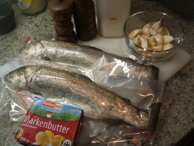 Rezept: Fisch: Forelle mit "Mandelplättchen" Bild Nr. 2 Fisch: Forelle mit "Mandelplättchen" - Rezept - Bild Nr. 2