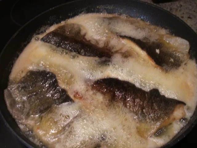 Rezept: Fisch: Forelle mit "Mandelplättchen" Bild Nr. 7 Fisch: Forelle mit "Mandelplättchen" - Rezept - Bild Nr. 7