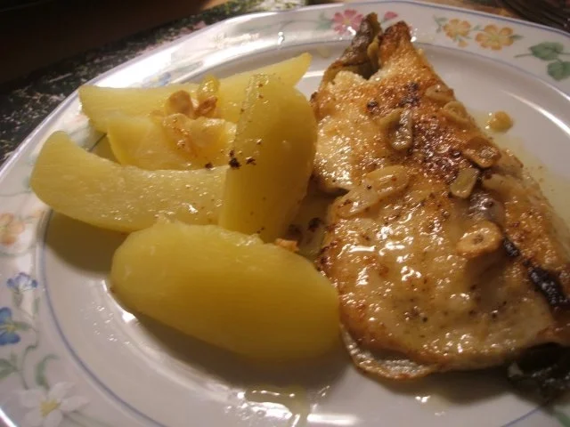 Rezept: Fisch: Forelle mit "Mandelplättchen" Bild Nr. 8 Fisch: Forelle mit "Mandelplättchen" - Rezept - Bild Nr. 8