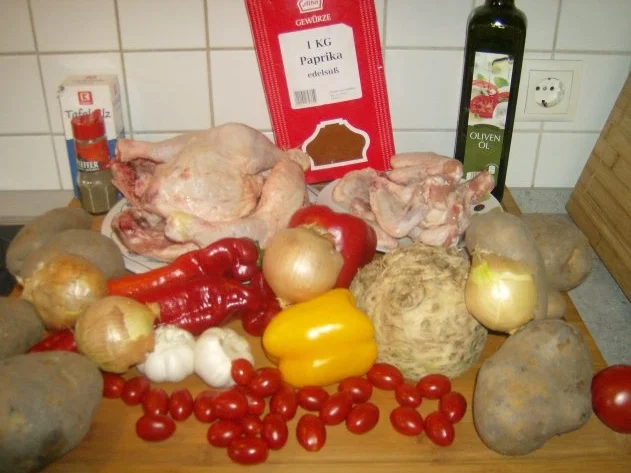 Hähnchen auf Gemüsebeet - Rezept - Bild Nr. 2