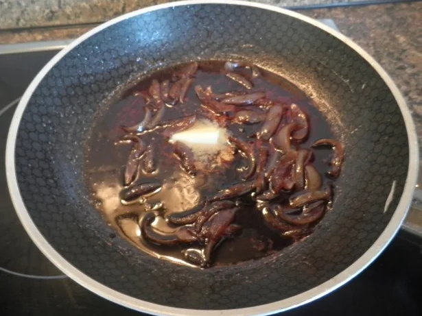 Hähnchenleber mit Zwiebel, Kirschen und Balsamico ... - Rezept - Bild Nr. 8