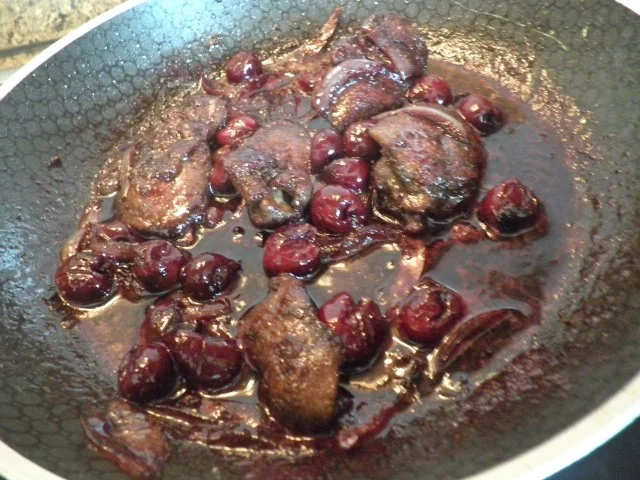 Hähnchenleber mit Zwiebel, Kirschen und Balsamico ... - Rezept - Bild Nr. 11