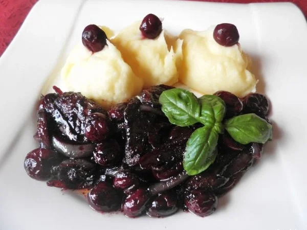 Hähnchenleber mit Zwiebel, Kirschen und Balsamico ... - Rezept - Bild Nr. 16