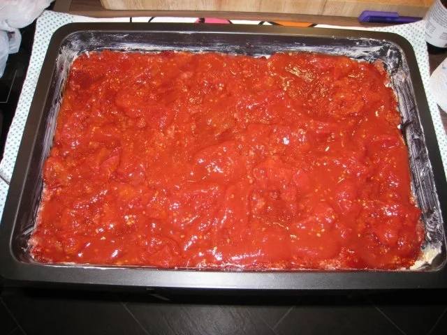 Mett-Blech oder Hack-Pizza - Rezept - Bild Nr. 7