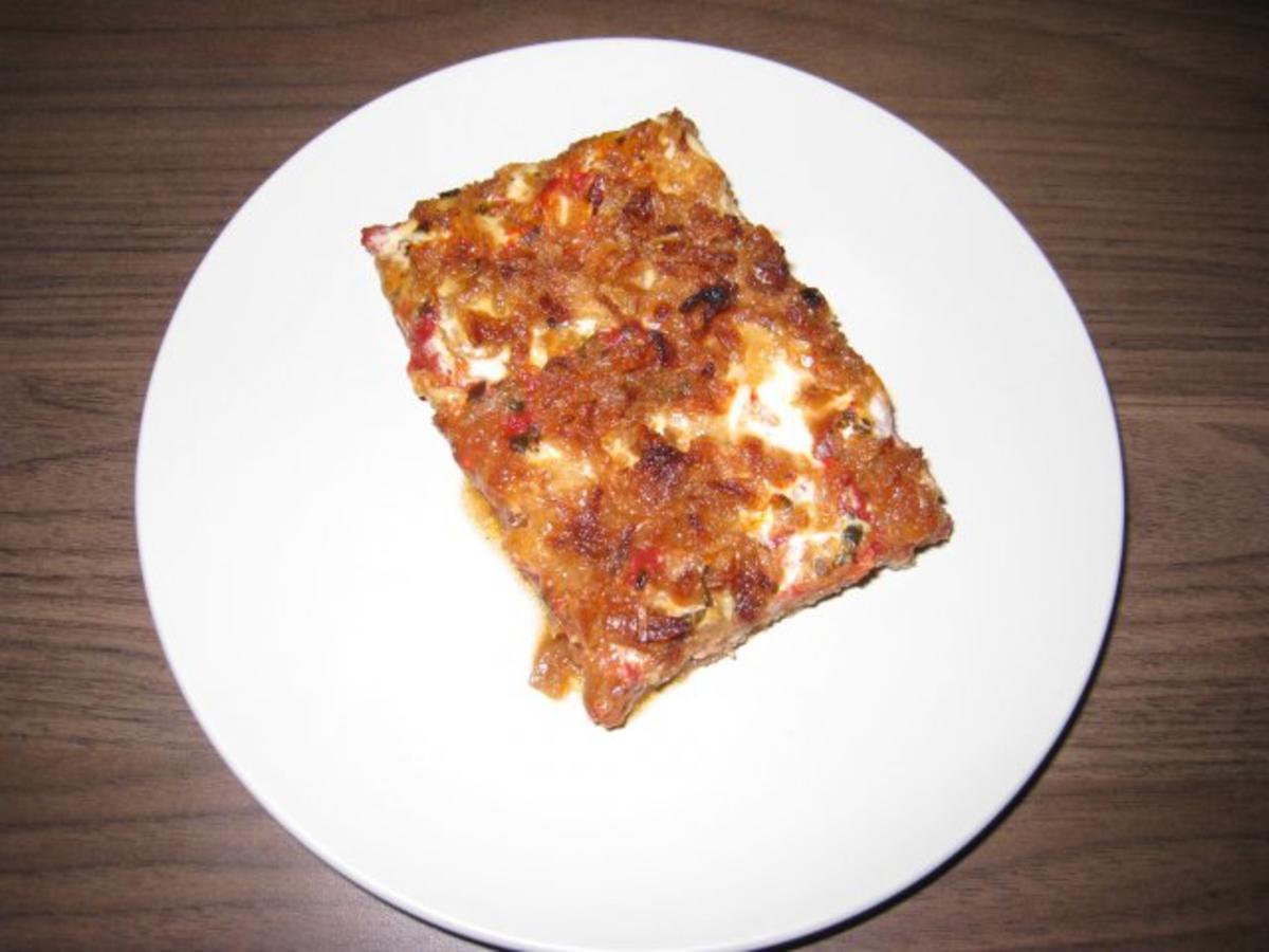 Mett-Blech oder Hack-Pizza - Rezept - Bild Nr. 11
