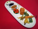 Gemüse-Tempura mit dreierlei Dips - Rezept