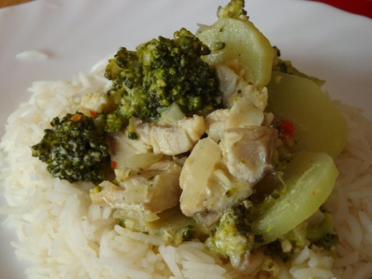 Fisch Brokkoli Curry - Rezept