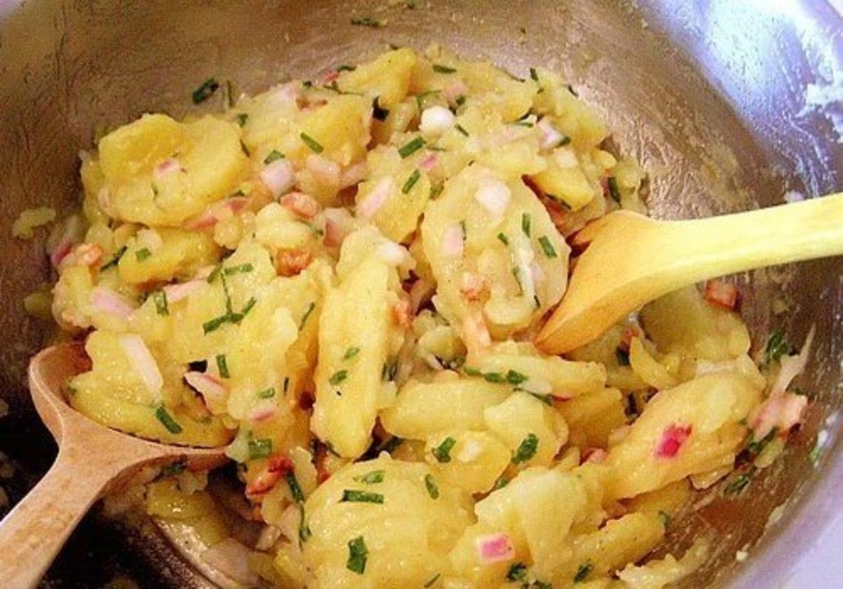 Bilder für Warmer Kartoffelsalat - Rezept