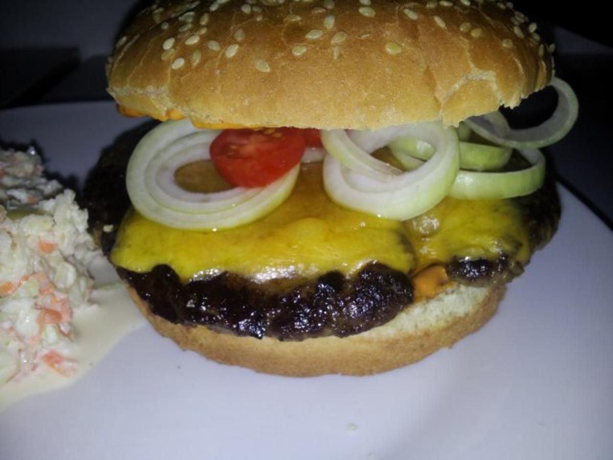 Selfmade  Cheeseburger á la Big Mac - Rezept