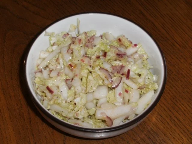 Rezept: Beilage: Chinakohlsalat, pikant Beilage: Chinakohlsalat, pikant - Rezept