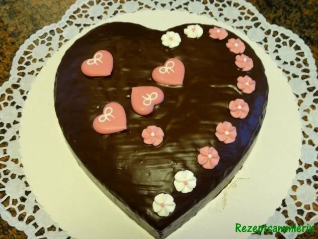 Rührteig:   STRACCIATELLA - HERZ - Rezept