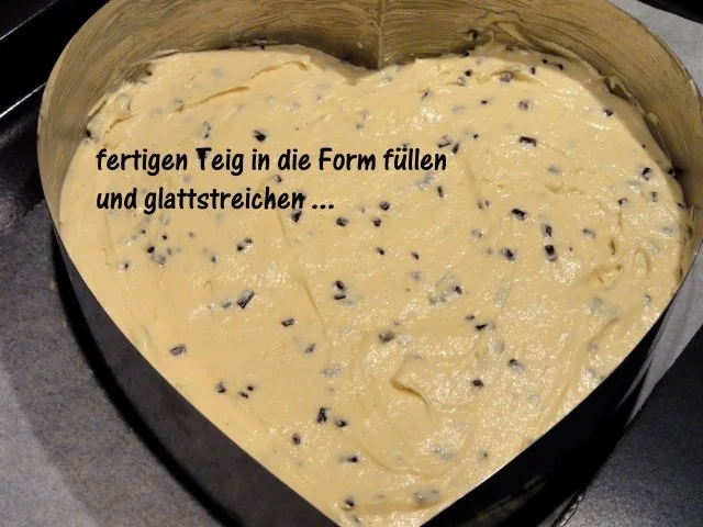 Rührteig:   STRACCIATELLA - HERZ - Rezept - Bild Nr. 4