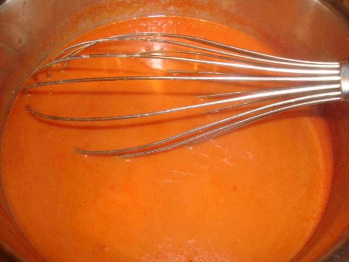 gefüllte Paprika auf einem Reisbett - Rezept - Bild Nr. 9