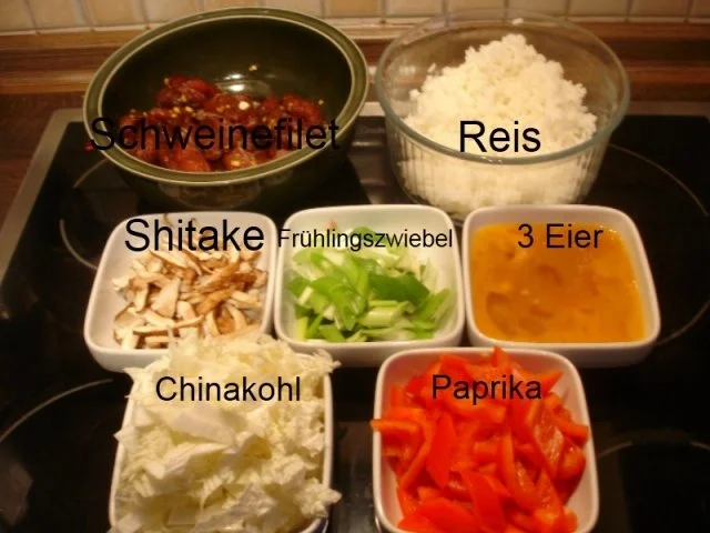 Rezept: Schweinefilet mit Bratreis Bild Nr. 8 Schweinefilet mit Bratreis - Rezept - Bild Nr. 8