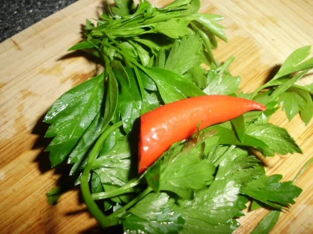 Hähnchenbrustfilet gefüllt und doppelt paniert, dazu Rosmarinkartoffeln - Rezept - Bild Nr. 4