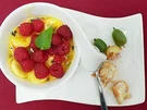 Passionsfruchtcreme an frittierten Früchten - Rezept