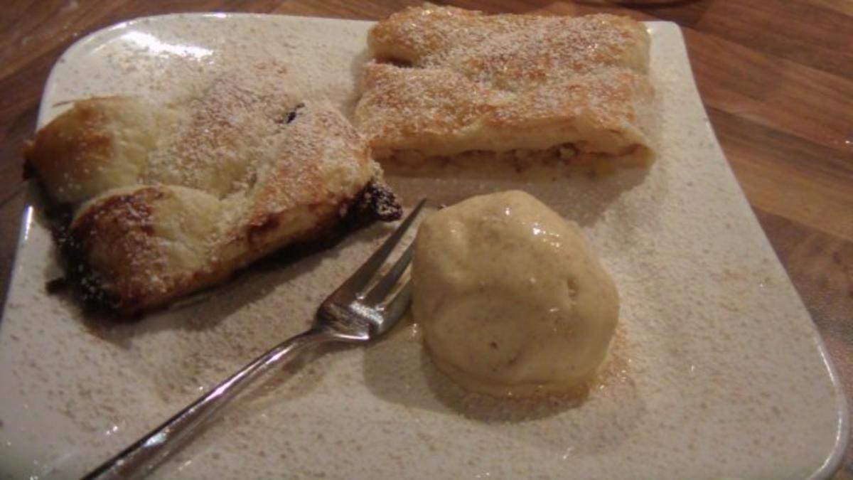 Apfelstrudel und Plaumenmusstrudel - Rezept - Bild Nr. 9